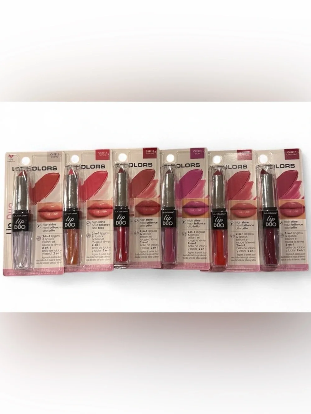 L.A. Colors Lip Duo Pack — 6 Different Shades